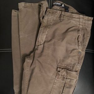 Superdry Slim Cargo Pants 30x32 Olive